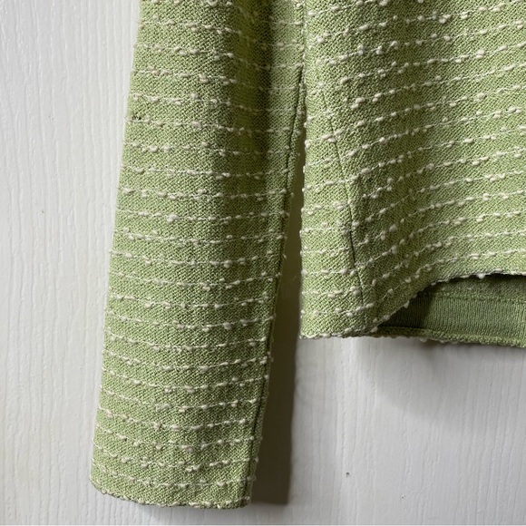 St. John • Santana Knit Green Boucle Skirt Suit • USA - Picture 9 of 14